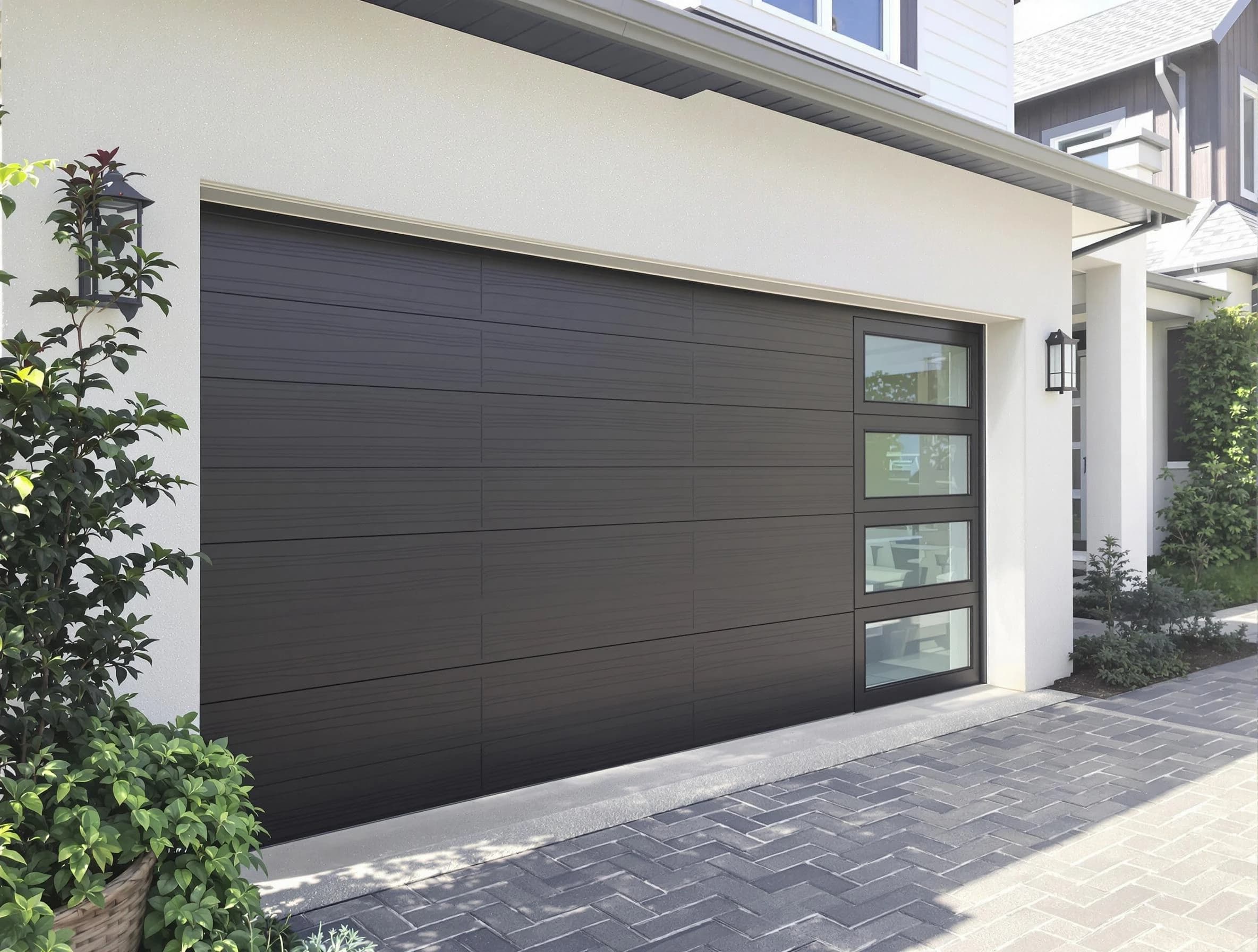 Custom garage door installation by Cherry Creek Garage Door Repair in Cherry Creek