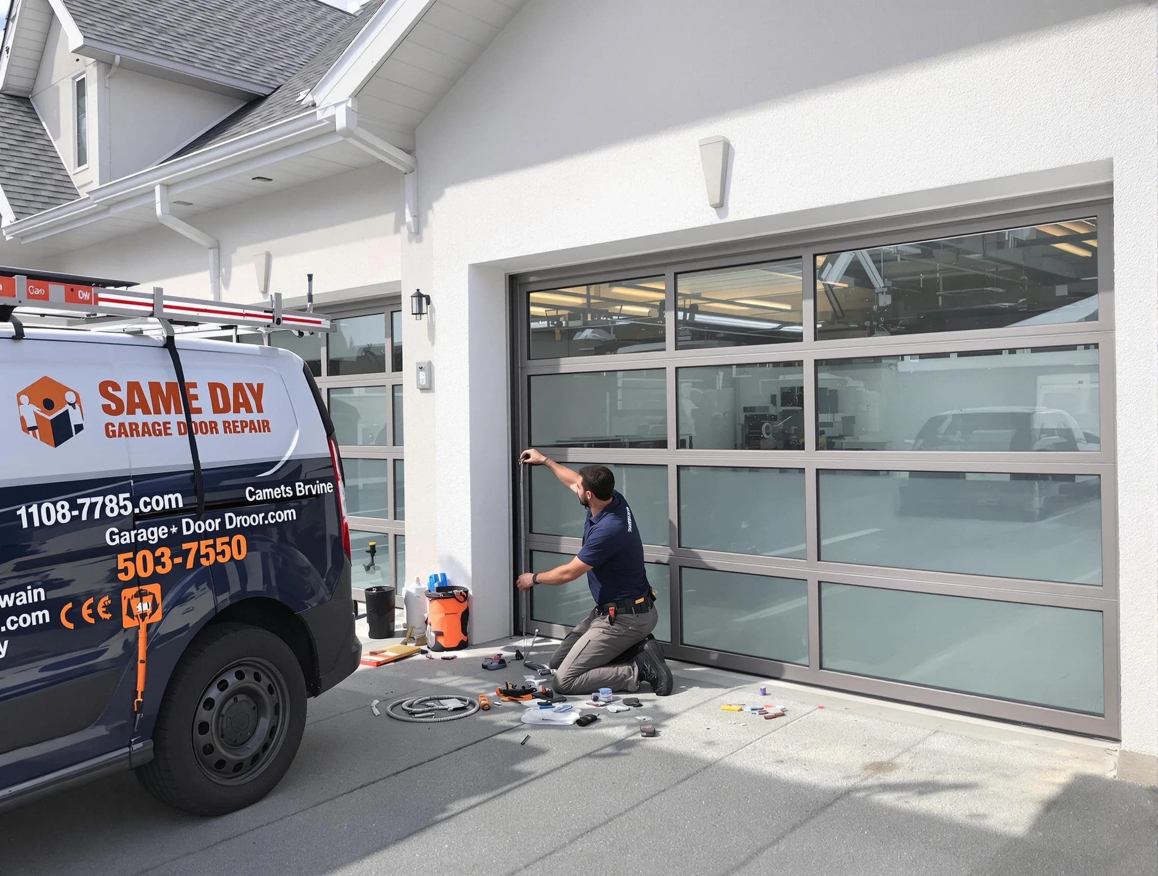 Same-day garage door repair service by Cherry Creek Garage Door Repair in Cherry Creek