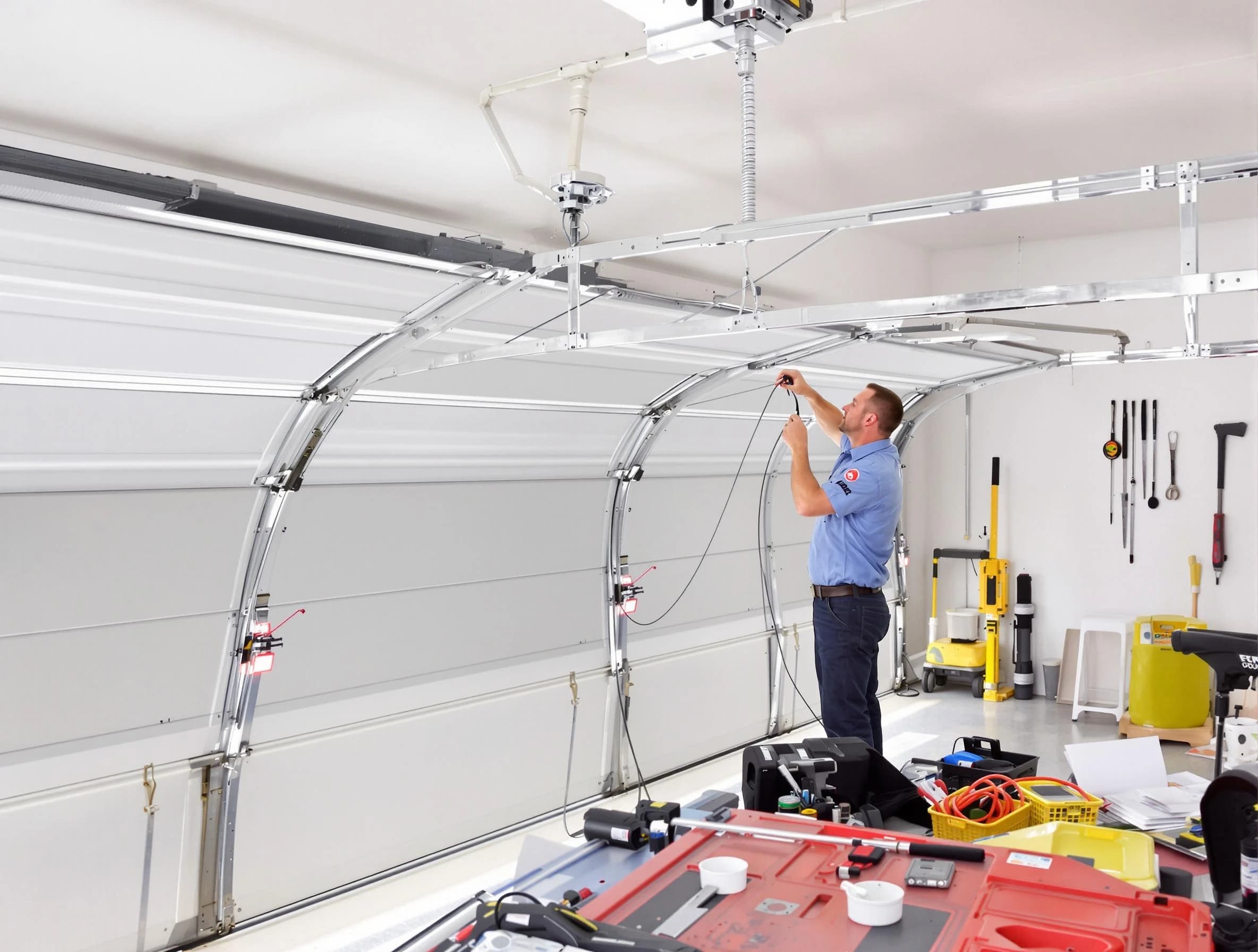 Garage door cable repair service by Cherry Creek Garage Door Repair in Cherry Creek