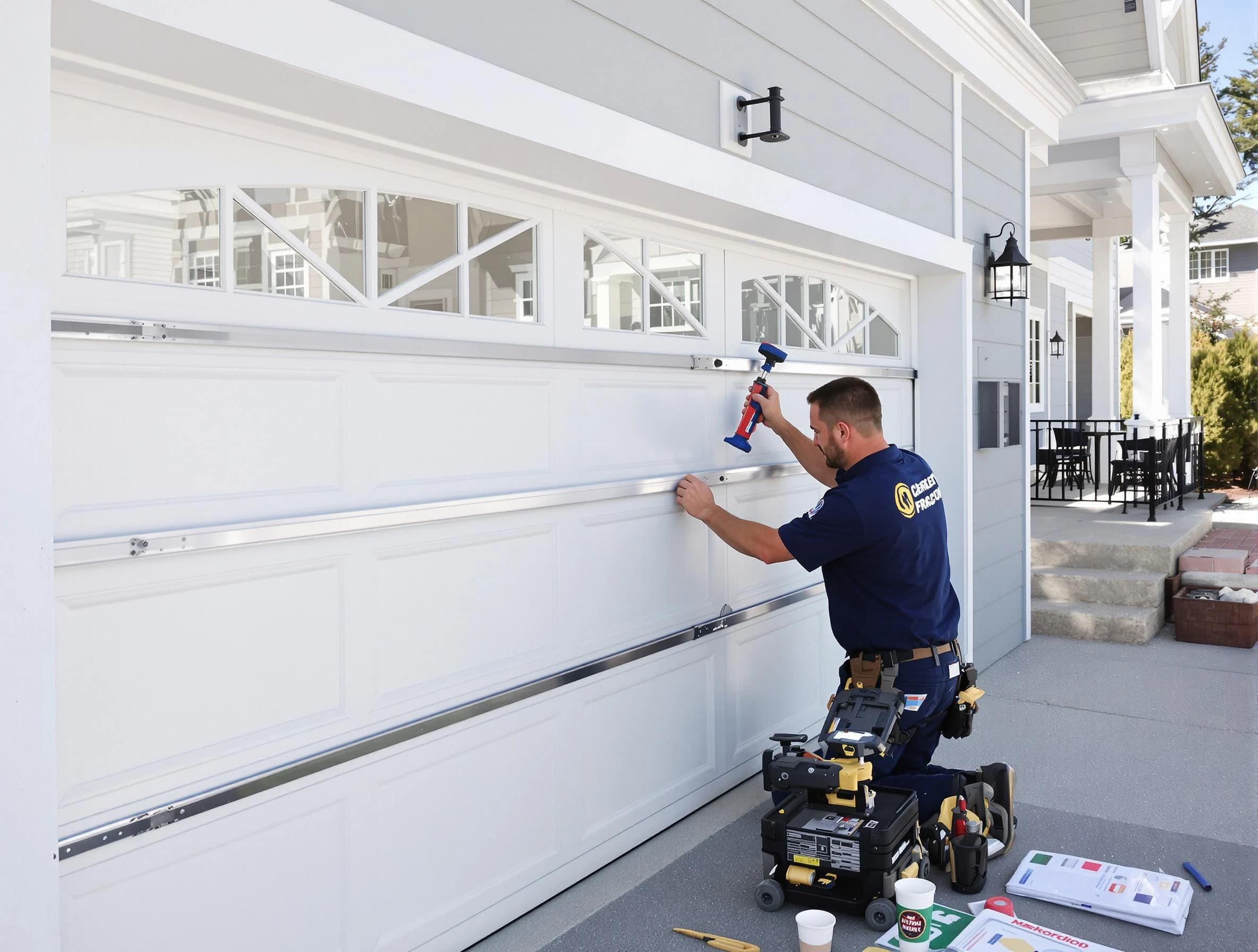 Professional garage door installation by Cherry Creek Garage Door Repair in Cherry Creek