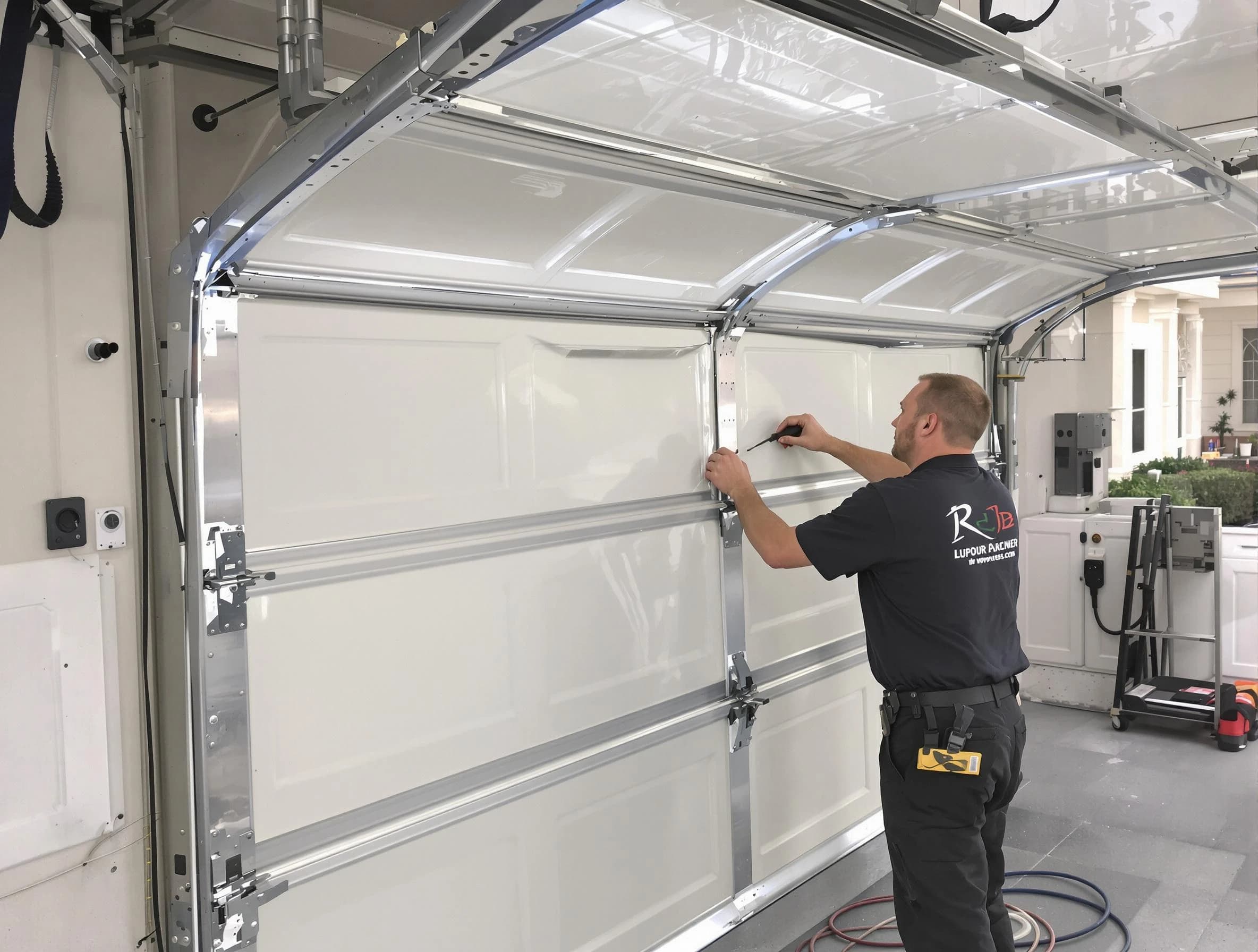 Cherry Creek Garage Door Repair professional performing panel repair in Cherry Creek
