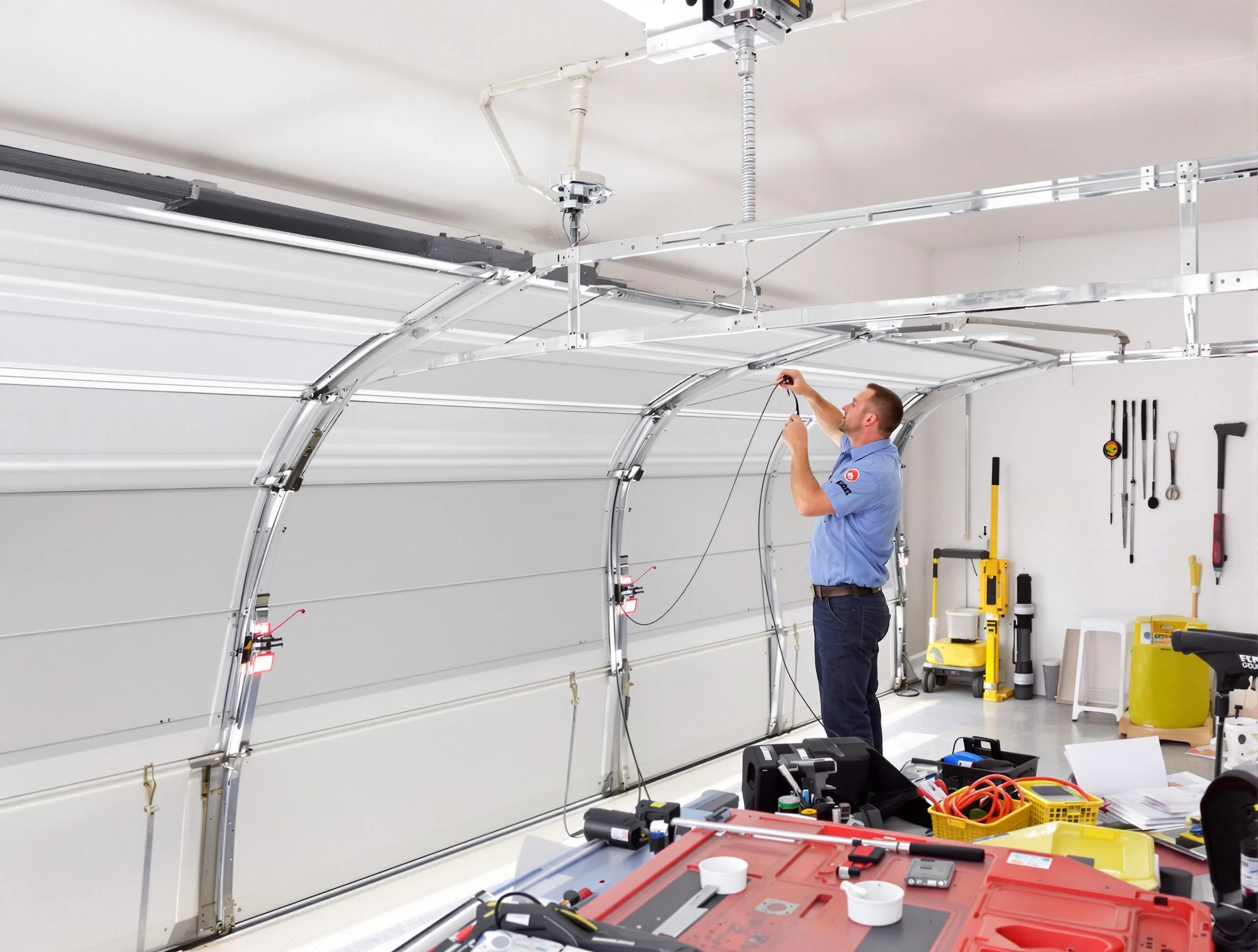 Garage door cable repair service by Cherry Creek Garage Door Repair in Cherry Creek