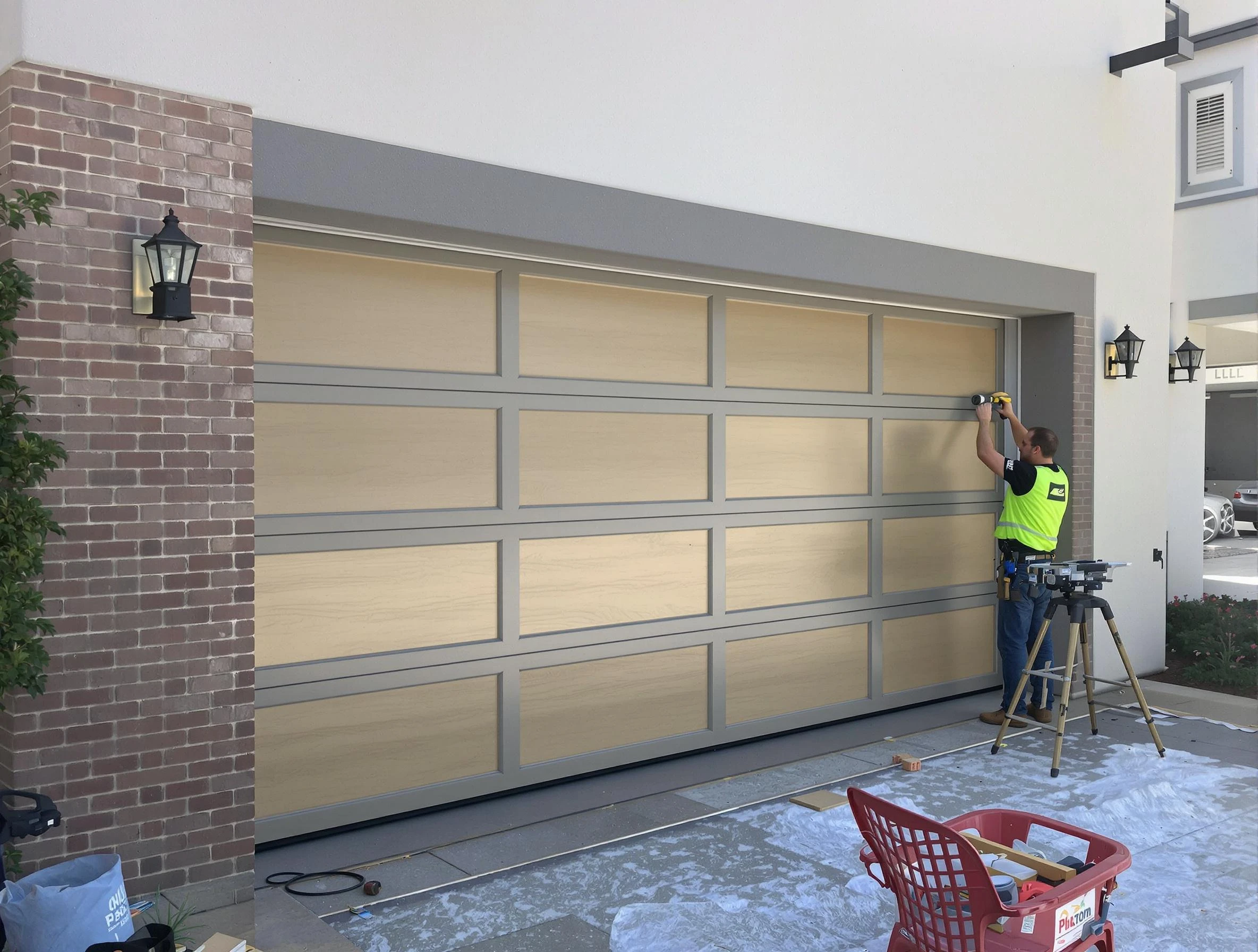 Garage door replacement service by Cherry Creek Garage Door Repair in Cherry Creek