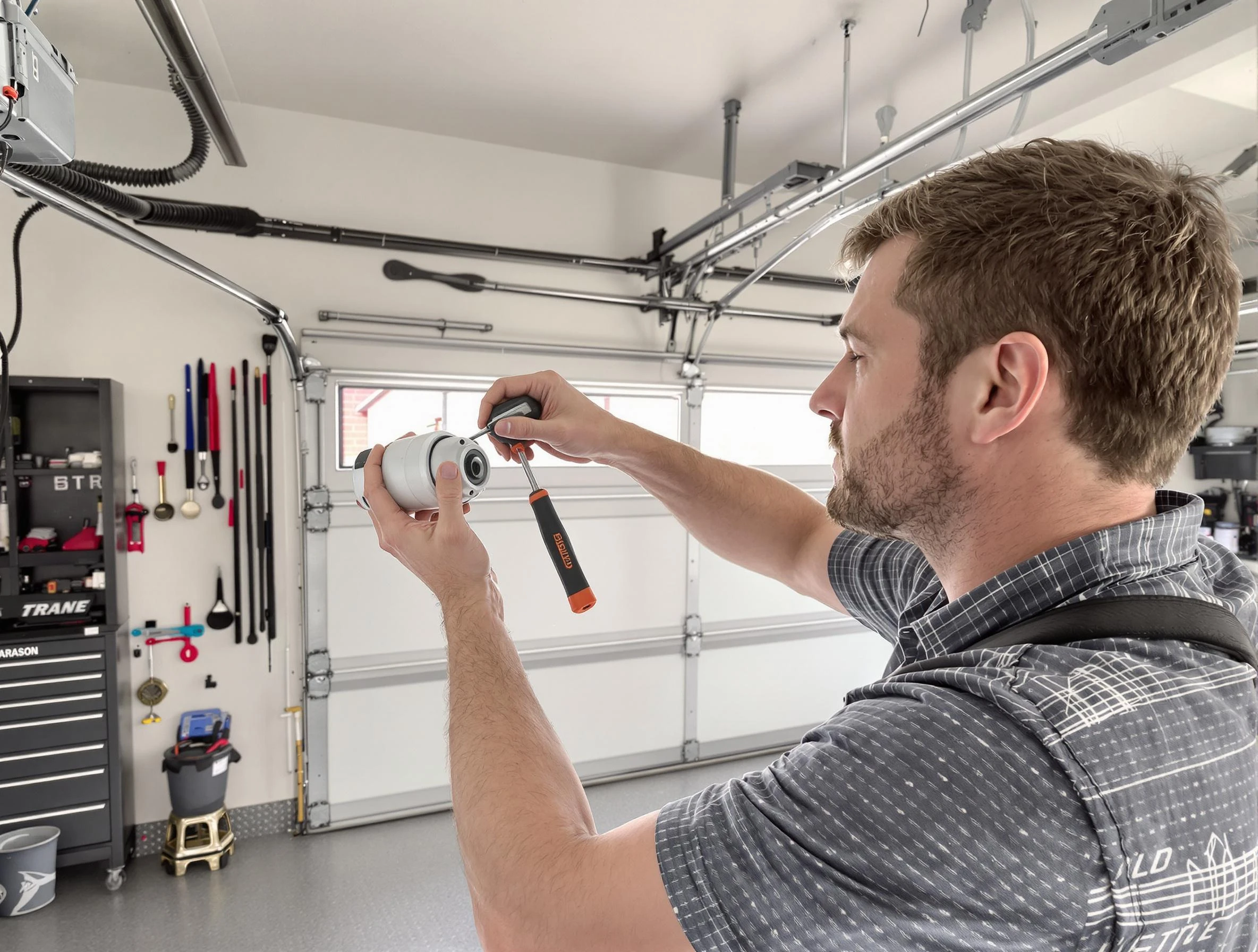 Garage door opener repair service by Cherry Creek Garage Door Repair in Cherry Creek