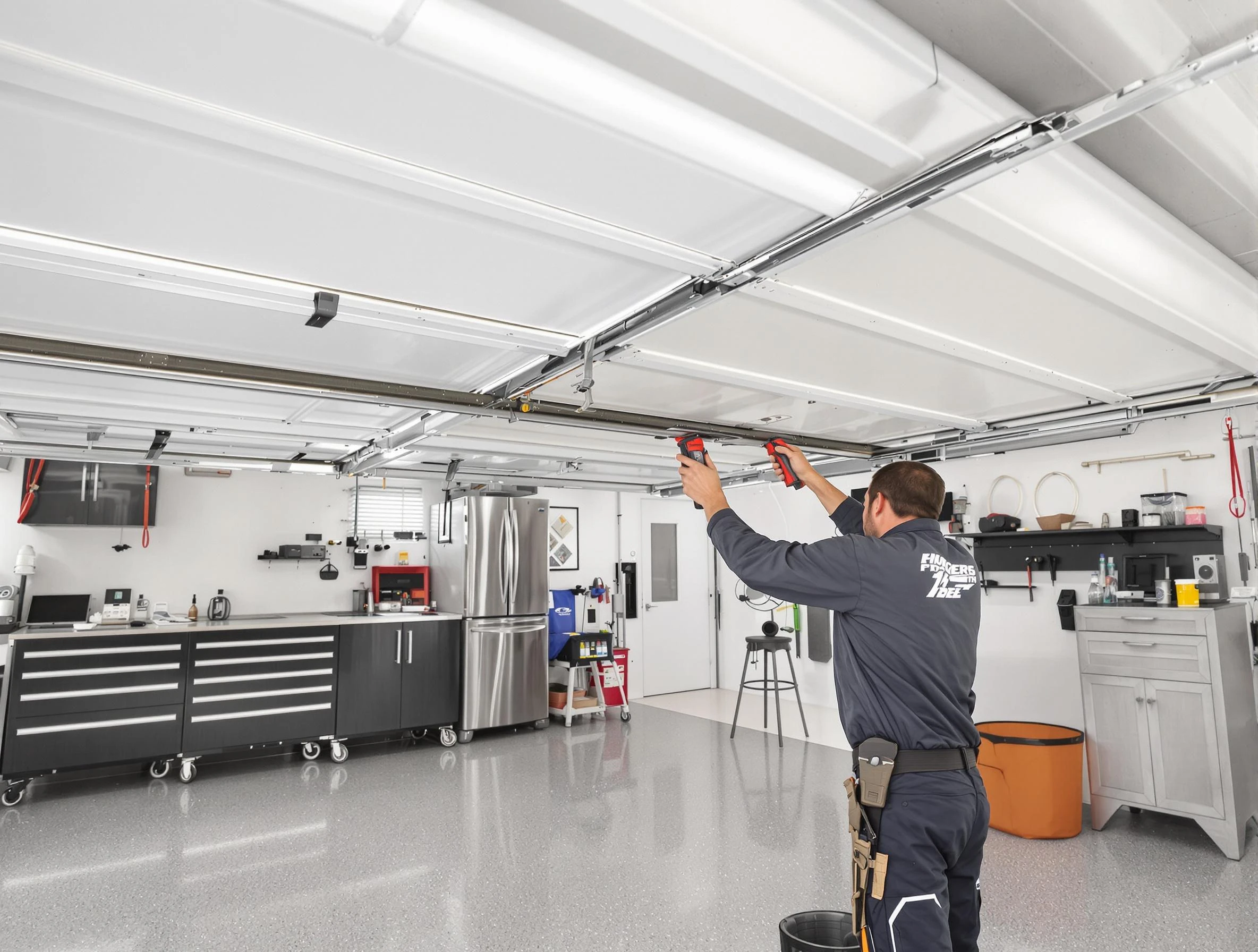Overhead garage door repair service by Cherry Creek Garage Door Repair in Cherry Creek