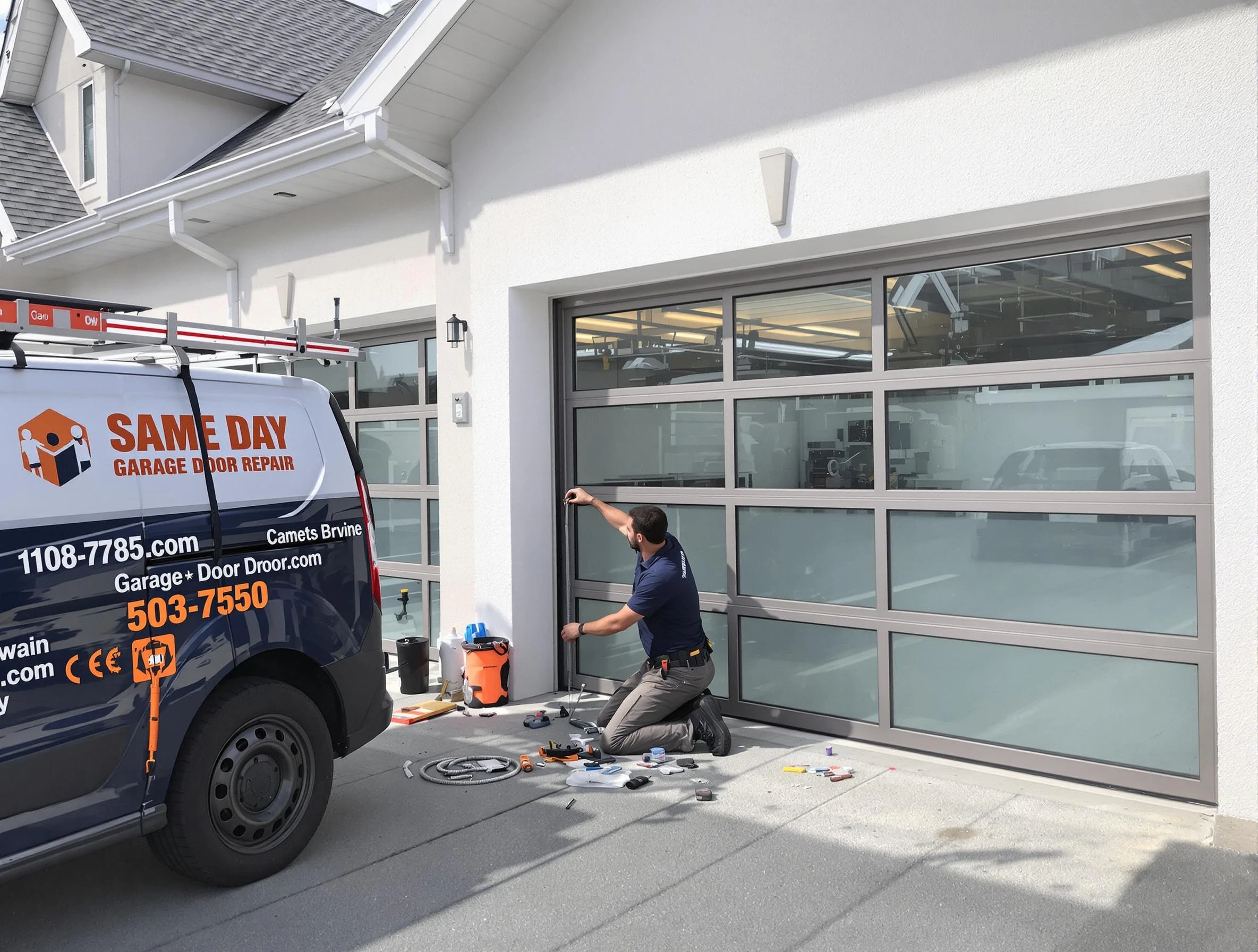 Same-day garage door repair service by Cherry Creek Garage Door Repair in Cherry Creek